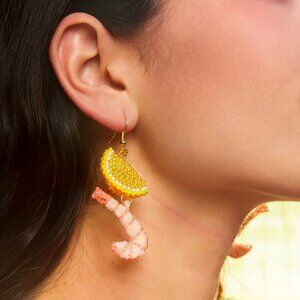 Susan Alexandra Shrimp Cocktail Earrings